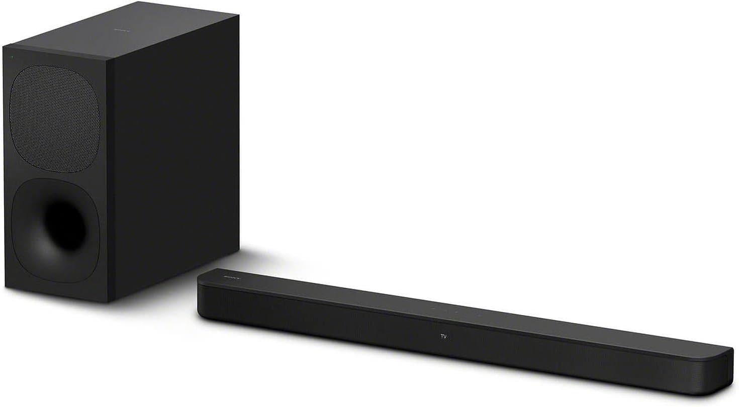 Sony HTS400.CEL - Barre de Son TV 330W, 2.1 de canaux avec Caisson de Basse, Bluetooth, Son Surround Avant, S-Force Pro, Dolby Digital (Noire) - Image 1