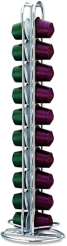 Fackelmann 20992 Metal Wire Dispenser for Nespresso Capsule Holder 20 Capsules 2 Columns - Image 1