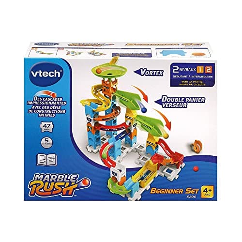 VTech - Marble Rush, Beginner Ball Circuit Set S200, Construction Set, 47 Pieces, 5 Balls, Gift for Children from 4 Years - Image 5