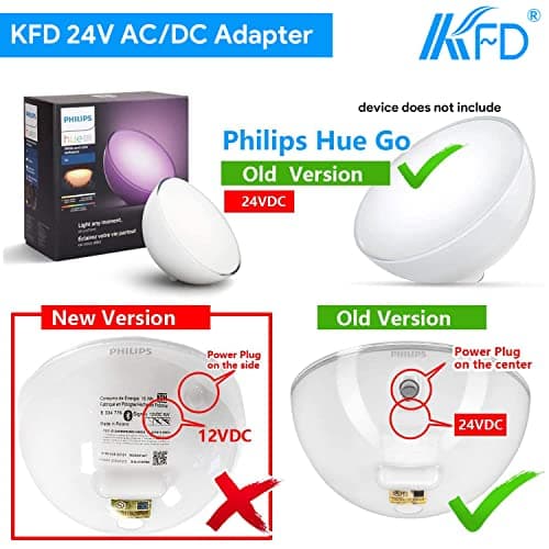 KFD 24V Power Supply Charger for Philips Hue 7146060PU 7146060PH Go LED Lamp Hue Go 800136 798835 71460/60/48 7146060C6 LED Light HF12 HF18 Portable Smart Wireless Licht European Plug - Image 3