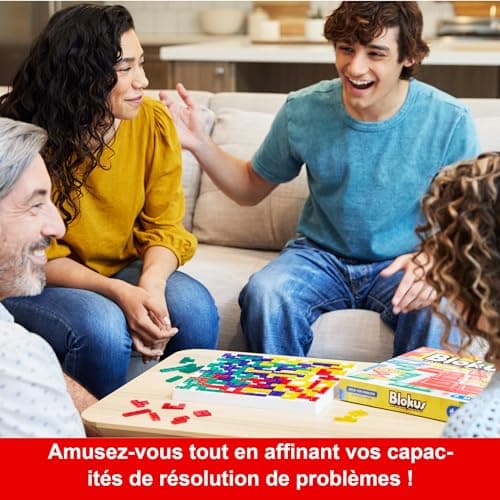 Mattel Games Blokus, Jeu de Société Familiale, Jeu de Stratégie pour Toute La Famille, Jeu De Plateau, Moins d'une Minute pour Apprendre Les Règles, BJV44 - Image 5