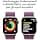 Apple Watch Series 10 [GPS, 42mm] - Rose Gold Aluminum Case with Plum Sport Loop Strap, One Size (Refurbished) - Image 5