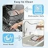 Magnetic Anti-Splash Grill Accessories for Ninja CRISPi Portable Oil-Free Fryer, 3.8L, 4-in-1 FN101EUGY,Anti Splash Grid for Airfryer, Silicone Protection for Air Fryer - Image 6