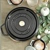 Staub 1102425 Round Casserole Dish 24 cm Black - Image 6