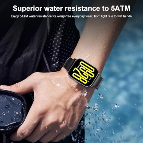 XIAOMI Redmi Watch 5 Active, 2.0 Inch LCD Display, 18 Days Battery Life, Bluetooth Calls, 5ATM Waterproof, Health Tracking (Cardiac, SPO₂, Sleep), Over 140 Sports Modes, Black - Image 8