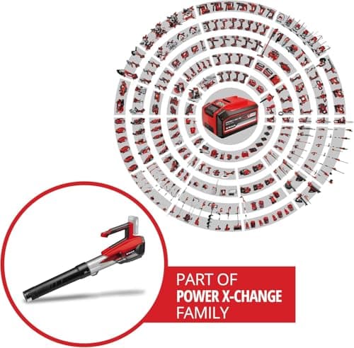 Einhell Professional GP-LB 18/200 Li E-Solo Power X-Change Cordless Leaf Blower (18V, Carbonless Motor, Speed Control) Delivered without Battery or Charger - Image 3