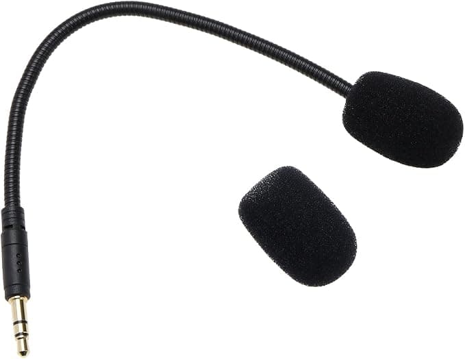 1.4" 7.5" Replacement Microphone for Reducing Noise Detachable Compatible with SteelSeries Arctis 1 Gaming Headset Black with Foam Cover - Image 1