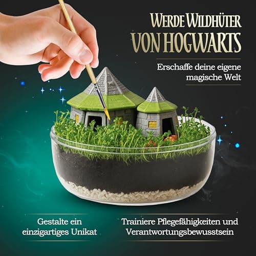 Clementoni | Harry Potter Terrarium for Children 7+ | Hagrid Hut | Buildable | Creative Botanical Activity DIY | Ecological Kit With Plaster, Seeds, Peat | Gift Idea for Children - Image 4