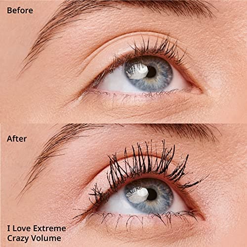 essence I LOVE EXTREME – Mascara Volume Fou, Noir, Longue Tenue, Volumisant, Recourbant, Allongeant, Vegan, Sans Microplastiques ni Parfum, Lot de 3 (3x12 ml) - Image 5
