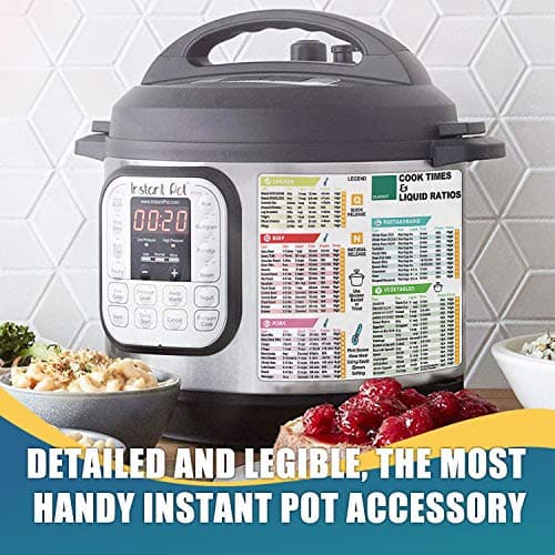 Instant Pot Cheat Sheet Magnet Set Accessories Quick Reference Guide - Healthy & Practical Cooking Recipe Book - Image 4