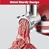Meat Grinder Accessory for Kitchenaid, Meat Grinder for KitchenAid, Accessory Including 3 Sausage Stuffers, Meat Grinder Spare Parts, EUSZC1705 - Image 5