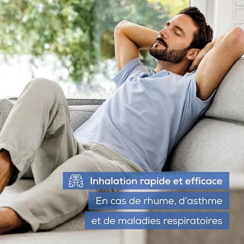 Beurer IH 60 Nebulizer, silent and portable inhaler, rechargeable battery, compressor compressed air technology for use in respiratory diseases - Image 6