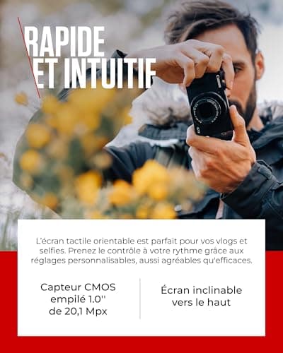 Canon PowerShot G7 X Mark III (Noir) - Appareil Photo numérique avec capteur 1 Pouce et vidéo 4K - Idéal pour Le vlog - Wi-FI et Bluetooth - Adopté par Les Créateurs Nomades - Image 5