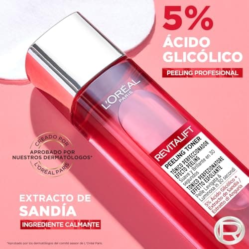 L'Oréal Paris Revitalift Tónico Efecto Peeling Ácido Glicólico 180 ml - Image 5