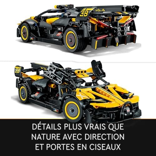 LEGO 42151 Technic Le Bolide Bugatti, Jouet Voiture de Course pour Enfants dès 9 Ans, Maquette à Construire de Véhicules Iconiques à Collectionner - Image 5