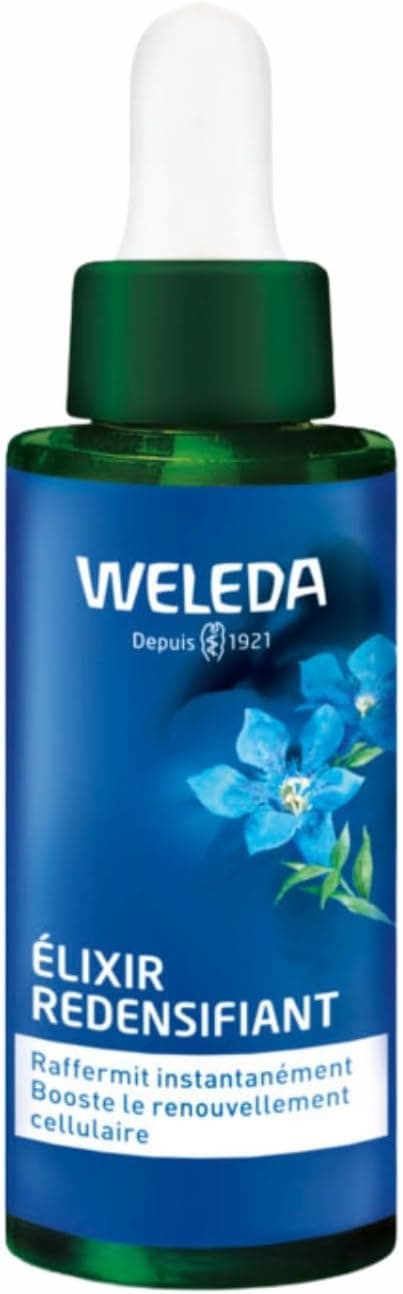 WELEDA - Elixir redensifiant GENTIANE BLEUE ET EDELWEISS - Soin anti-âge redensifiant dès 50 ans - Peaux matures - NATRUE* - Vegan*** - 30 ml - Image 1