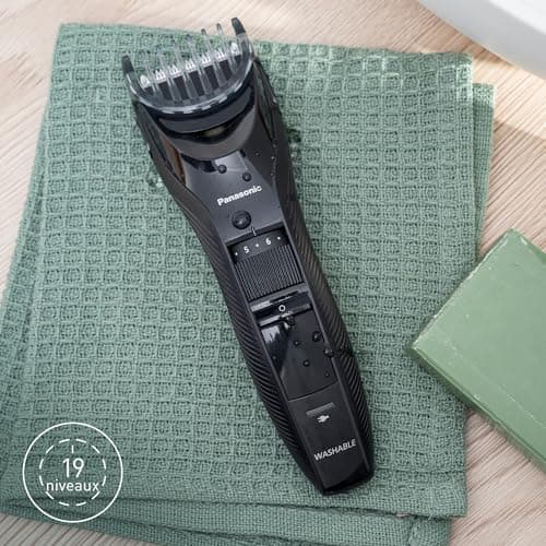 Panasonic ER-GC53-K503 Tondeuse à Cheveux pour Hommes, Portable Sans Fil et Étanche, 19 Réglages de Longueur, 1 Accessoire, Fonctionnement Avec ou Sans Fil, Noir - Image 6