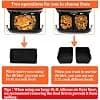 Air Fryer Mould, Air Fryer Accessories for Ninja Foodi Flexdrawer 10.4L AF500EU, 3-Piece Set, Silicone Mat for Fryer, Ninja Air Fryer Mould, Air Fryer Accessories - Image 3