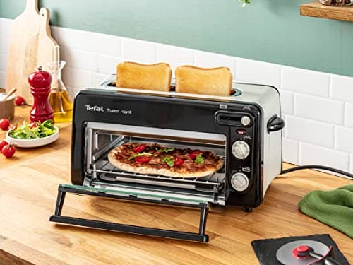 Tefal 2-in-1 Toaster & Mini Oven, Stainless Steel, Long Toaster Slot with Lid, 6 Levels of Browning, Grill Temperature up to 210°C, Toast N Grill TL600810 - Image 6