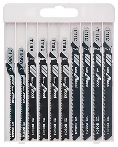 Bosch Professional 10pcs Jigsaw Blades Kit (for Wood, T-Shaft, Jig Saw Accessories) - Image 2