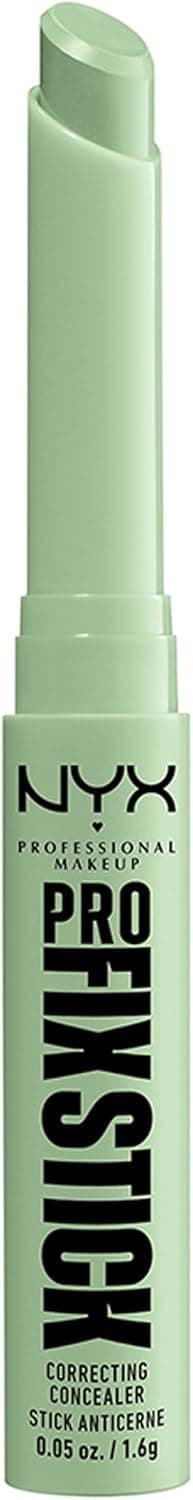 NYX Professional Makeup Correcteur Anti-Cernes en Stick, Couvre les Imperfections, Tâches Sombres et Décoloration, Tenue 12H, Vegan, Pro Fix Stick, Teinte : Green