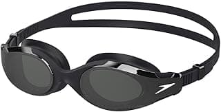 Speedo Hydrosity 2.0 Mirrored Lunettes de plongée pour Mixte Adulte, Black/Smoke/Silver Mirror, One Size