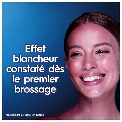 Oral-B 3D White Arctic Fresh Dentifrice Éliminant Des Taches Pour Des Dents Plus Blanches Dès Le Premier Brossage, Doux Pour L’Émail, Arôme Menthe Poivrée Et Menthe Verte, Lot De 3 x 75ml - Image 4