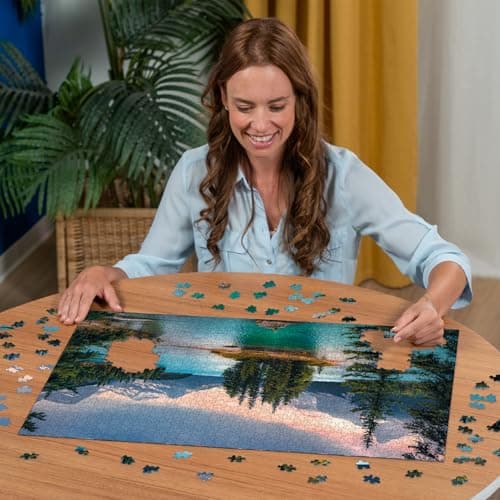 Ravensburger - Adult Jigsaw Puzzle - 1000 piece puzzle - Canada, Maligne Lake - Adults and Children from 14 years old - High quality puzzle - 80495 - Escape - Image 6