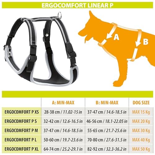 Ferplast Ergocomfort S Padded Harness - Neck 32 cm / 42 cm - Chest 46 cm / 56 cm - Red - Image 8