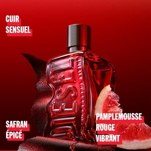 Diesel D Red Perfume for Men, Woody Fern, Intense and Bewitching, Fresh and Burning, Gift Idea for Him - Image 4
