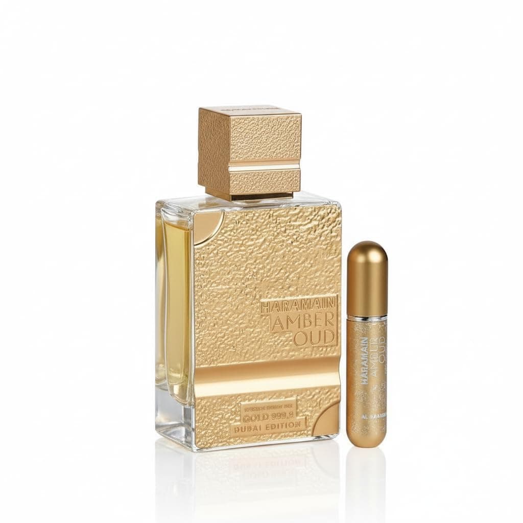 Al Haramain Amber Oud Eau de parfum en vaporisateur pour femme (Gold 999.9 75ml) - Image 9