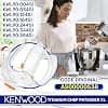 MONTERAL Anti-Splash Lid for Kitchen Processor with Original Code AS00000538 for Kenwood Titanium Chef Patissier XL KWL90 - Image 3