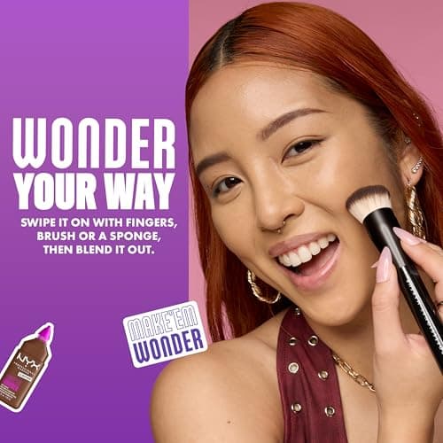 NYX Professional Makeup - Make 'Em Wonder - Foundation - 24h hold - No plaster effect - Hyaluronic Acid and Guarana Extract - Vegan Formula - Shade : Fair Ivory 5-30 ml - Image 8