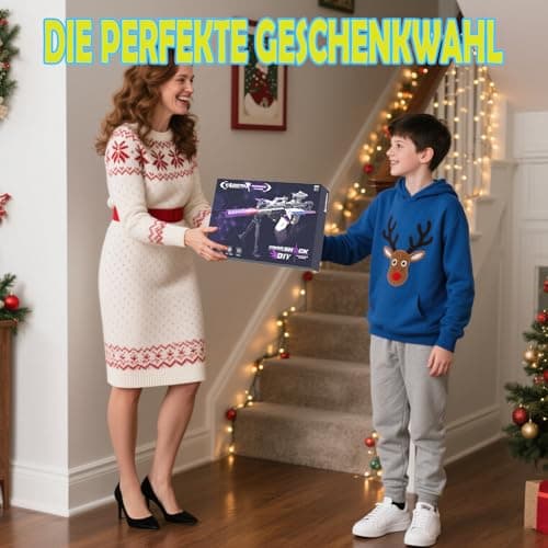 Electric Toy Gun for Nerf Sniper - 2 Chargers, 50 Darts, Over 100 Combinations - Electric Toy Sniper Rifle with Scope - Gift for 6-12 Years Old Kids - Image 8
