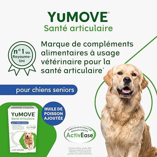 YuMOVE Osteoarthritis Dog - Joint Supplement for Senior Dogs - 120 High Concentration Tablets - With Green Mussels, Glucosamine and Chondroitin for Joints and Mobility - Image 4