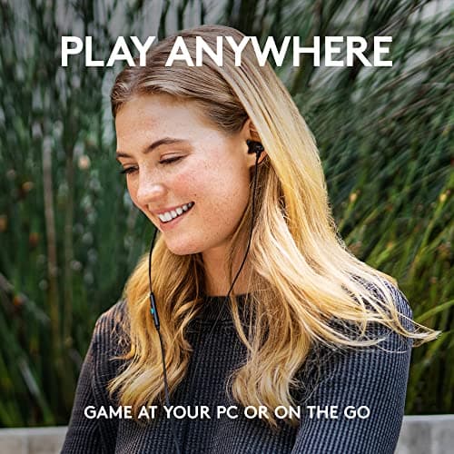 Logitech - G333 in-Ear Gaming Headphones Black - Image 3