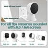 sciuU Wall/Ceiling Mount Compatible with Google Nest Cam (Indoor, with Cable/Outdoor Battery), Thickened Metallic Ultra-Hard Accessories Bracket for Indoor Surveillance Camera - Image 5