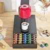 Metal Nespresso Vertuo Capsule Holder, Storage for 50 Nespresso Vertuo Capsules and 50 Dolce Gusto Capsules - Drawer Organizer and Stand for Coffee Machine - Image 6