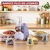 Moulinex Fresh Express, Electric Vegetable Cutter, Direct Service, Slice-Grate, Lilac, DK8546E0 - Image 7