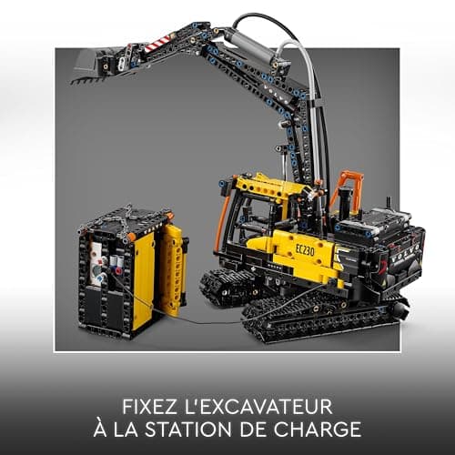 LEGO Technic Volvo FMX Truck & EC230 Electric Excavator Toy for 10 Plus Year Old Boys & Girls, Vehicle Building Set for Kids Who Love Heavy-Duty Construction Models, Birthday Gift Idea, 42175 - Image 7