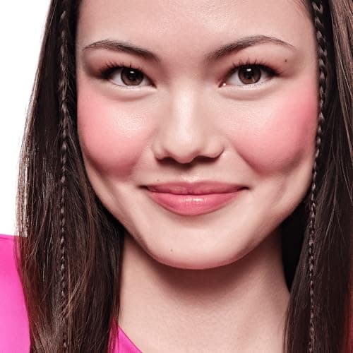 essence soft TOUCH BOUNCY BLUSH 30 exotic daisy, cream-to-powder blush, vibrant coral shade, matte finish, soft and caring texture, 5 g - Image 6