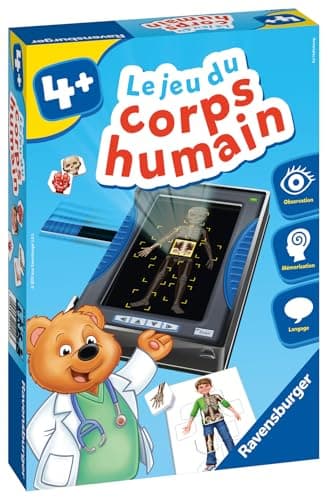 Ravensburger - Educational game - The game of the human body - Progressive discovery of human biology - includes a mini radiology box - From 4 years old - 24116 - Image 3