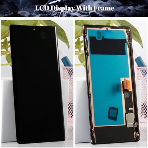 OLED Touch Screen Replacement for Google Pixel 6 Pro GLUOG G8VOU with Frame (Black) - Image 4