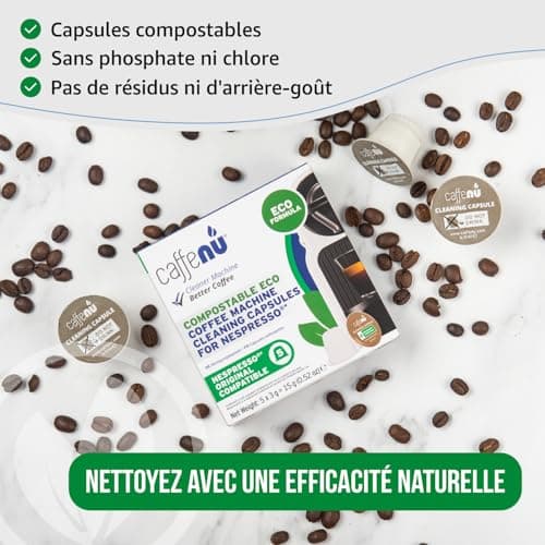 Caffenu | Nespresso Eco Cleaning Capsules | For Tasty Coffee | Coffee Cleaning Capsules | Combine with Nespresso Descaler Kit | Complete Your Barista Kit - Image 5