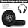 Yizhet Replacement Ear Pads Cushions Compatible with SteelSeries Arctis 3 Arctis 5 Arctis 7 Arctis 9X Arctis Pro Headphones (Black+Silver) - Image 3