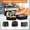 Accessories for Philips Dual Basket Airfryer 3000 & 5000 (9L) - 14-Piece Kit for NA350/00, NA352/00, NA550/00 - Silicone Molds (6L/3L), Baking Rack, Muffin and Waffle Moulds - Image 7