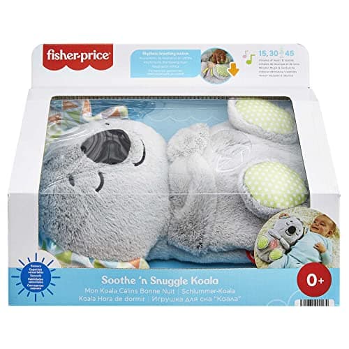Fisher-Price Mon Koala Cuddles Bonne Nuit | Koala Plush Toy for Babies from Birth | Soft and Soothing Plush Night Light that Breathe and Lights | Baby Gift for Baby Girls or Boys, HBP87 - Image 7