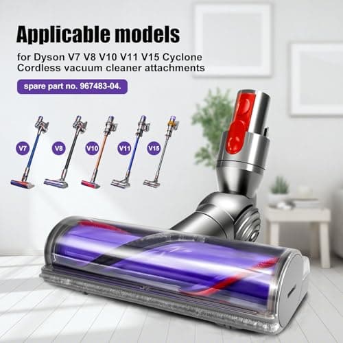 Brush Head For Dyson V7 V8 V10 V11 V15 SV10 SV11 SV12 SV14 Cyclone Motor Head Cleaning Brush Replacement Part 967483-04 - Image 3