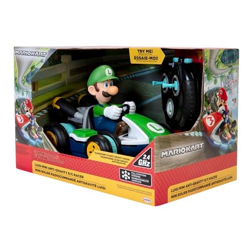 Nintendo - Official Licence - Mario Kart 8 - Luigi Anti-Gravity 2.4GHz Mini RC Car - 360° Rotations, Turns, Skids - Range 30m - Remote Control Car for Kids 4+ - Gaming Universe - Image 8