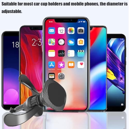 Mobile Phone Holder for Round Ventilation - Gravity Car Mount with Air Vent Grille - Image 4